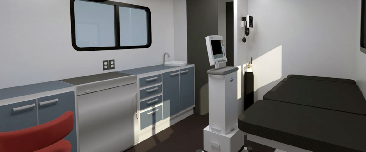 Primary Health Care Unit Interior Render